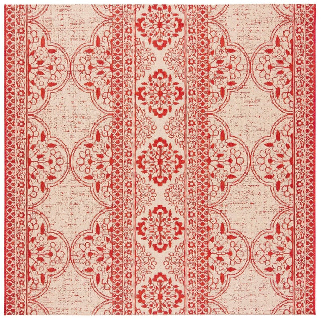 Safavieh Beach House Bhs174Q Red/Creme Rugs.