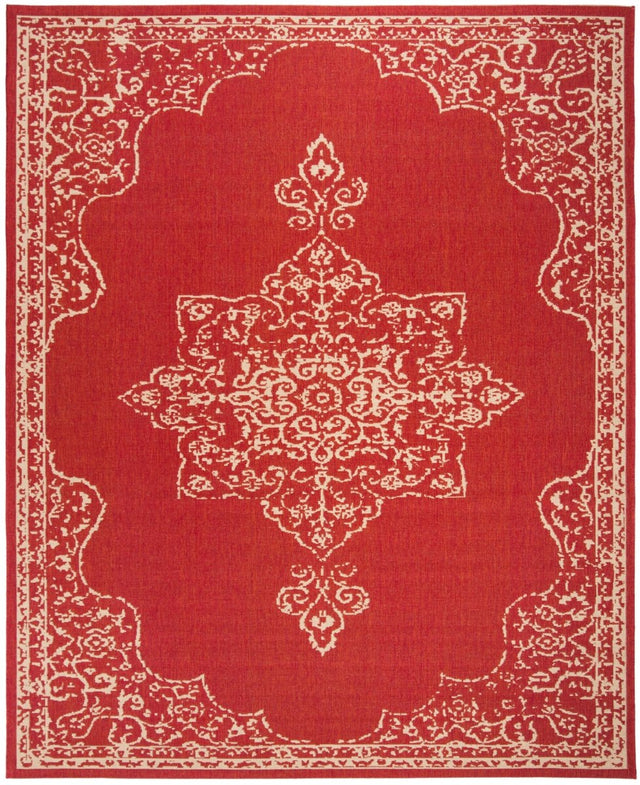 Safavieh Beach House Bhs180Q Red/Creme Rugs.