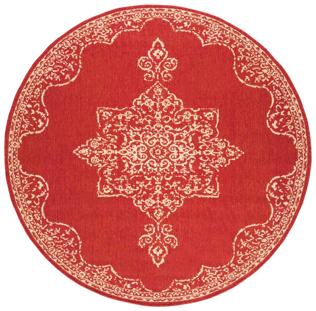 Safavieh Beach House Bhs180Q Red/Creme Rugs.