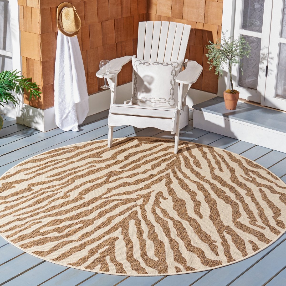 Safavieh Beach House Bhs182A Cream/Beige Rugs.