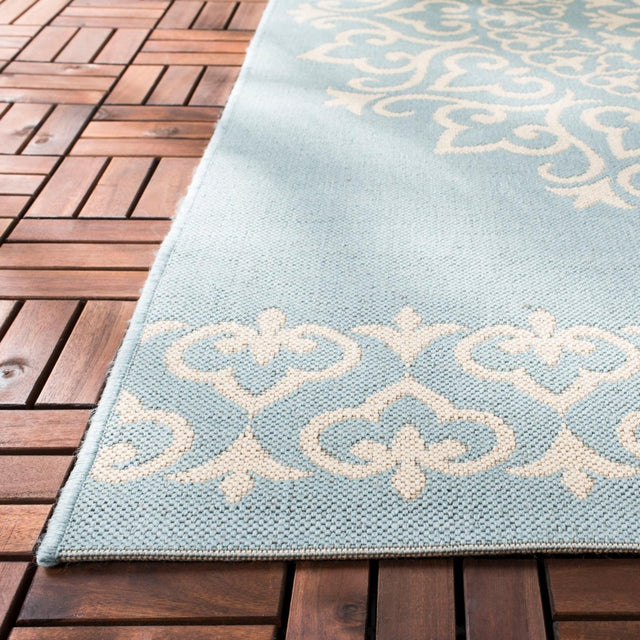 Safavieh Beach House Bhs183L Cream/Aqua Rugs.