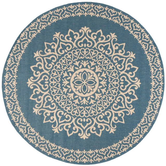 Safavieh Beach House Bhs183N Cream/Blue Rugs.