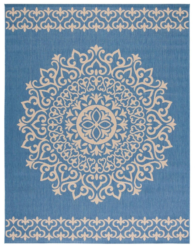 Safavieh Beach House Bhs183N Cream/Blue Rugs.