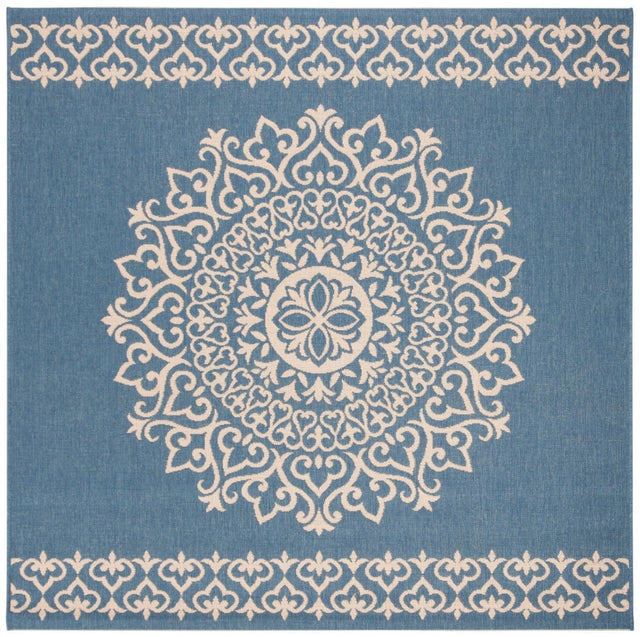 Safavieh Beach House Bhs183N Cream/Blue Rugs.