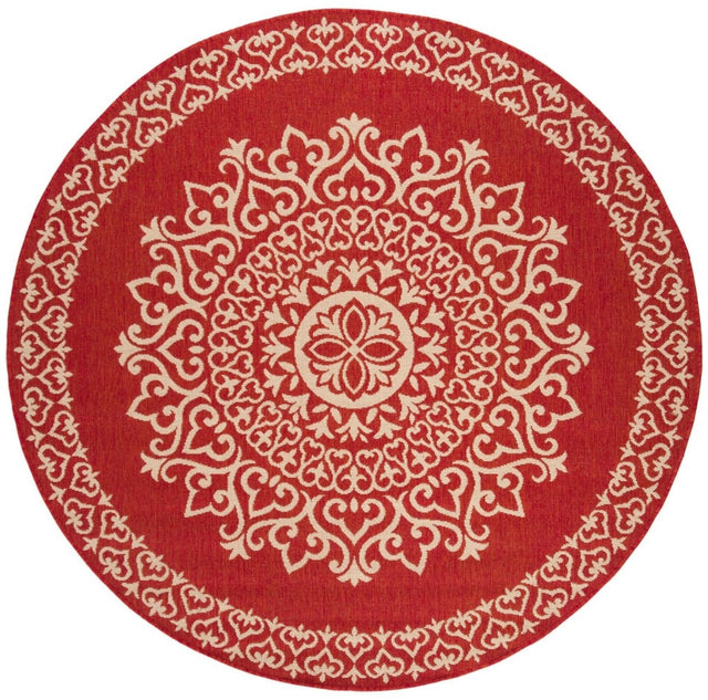 Safavieh Beach House Bhs183Q Red/Creme Rugs.