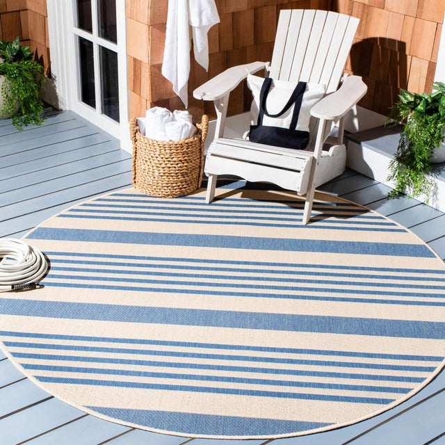 Safavieh Beach House Bhs222M Beige/Blue Rugs.