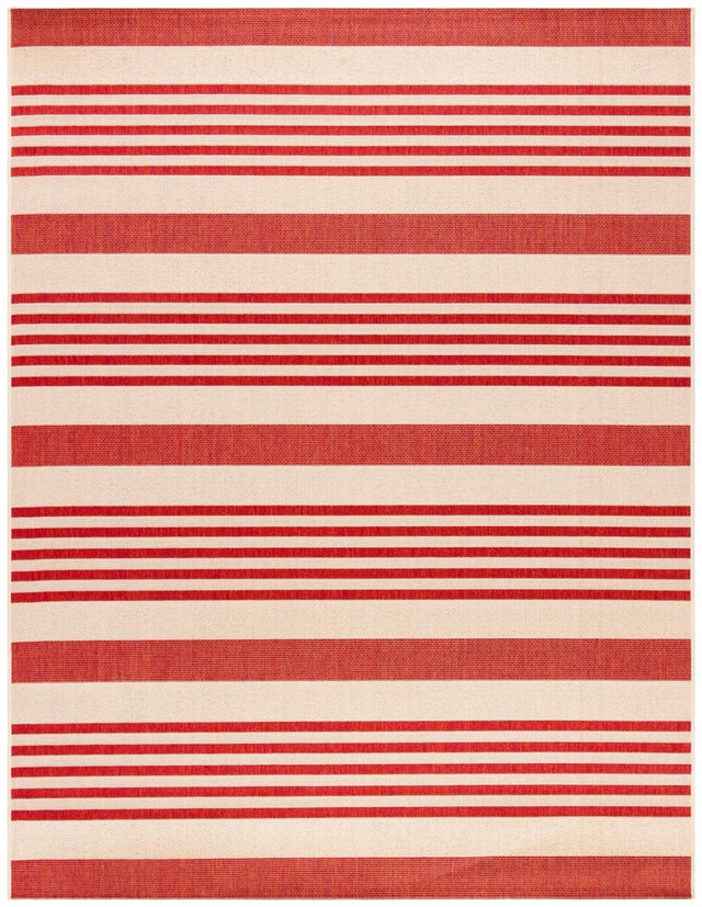 Safavieh Beach House Bhs222Q Beige/Red Rugs.