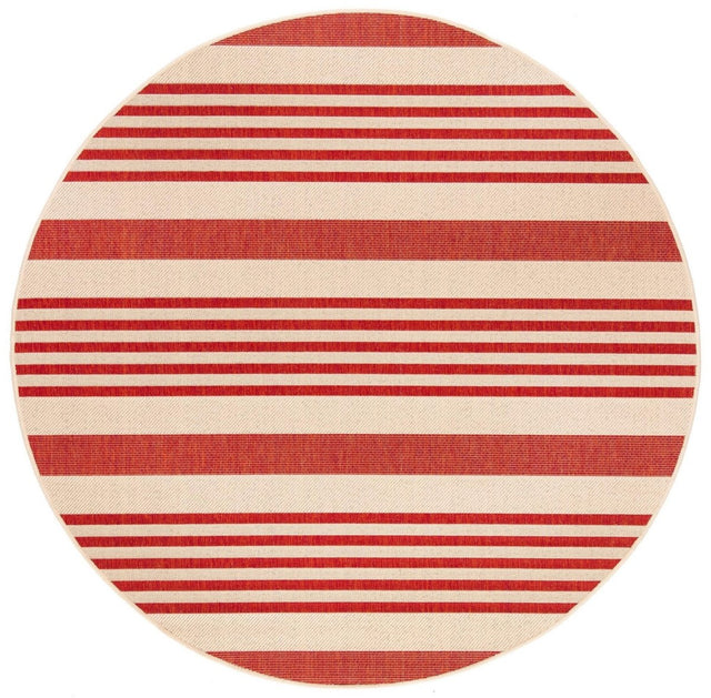 Safavieh Beach House Bhs222Q Beige/Red Rugs.