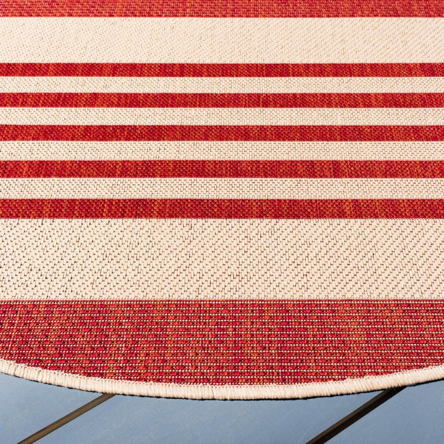 Safavieh Beach House Bhs222Q Beige/Red Rugs.