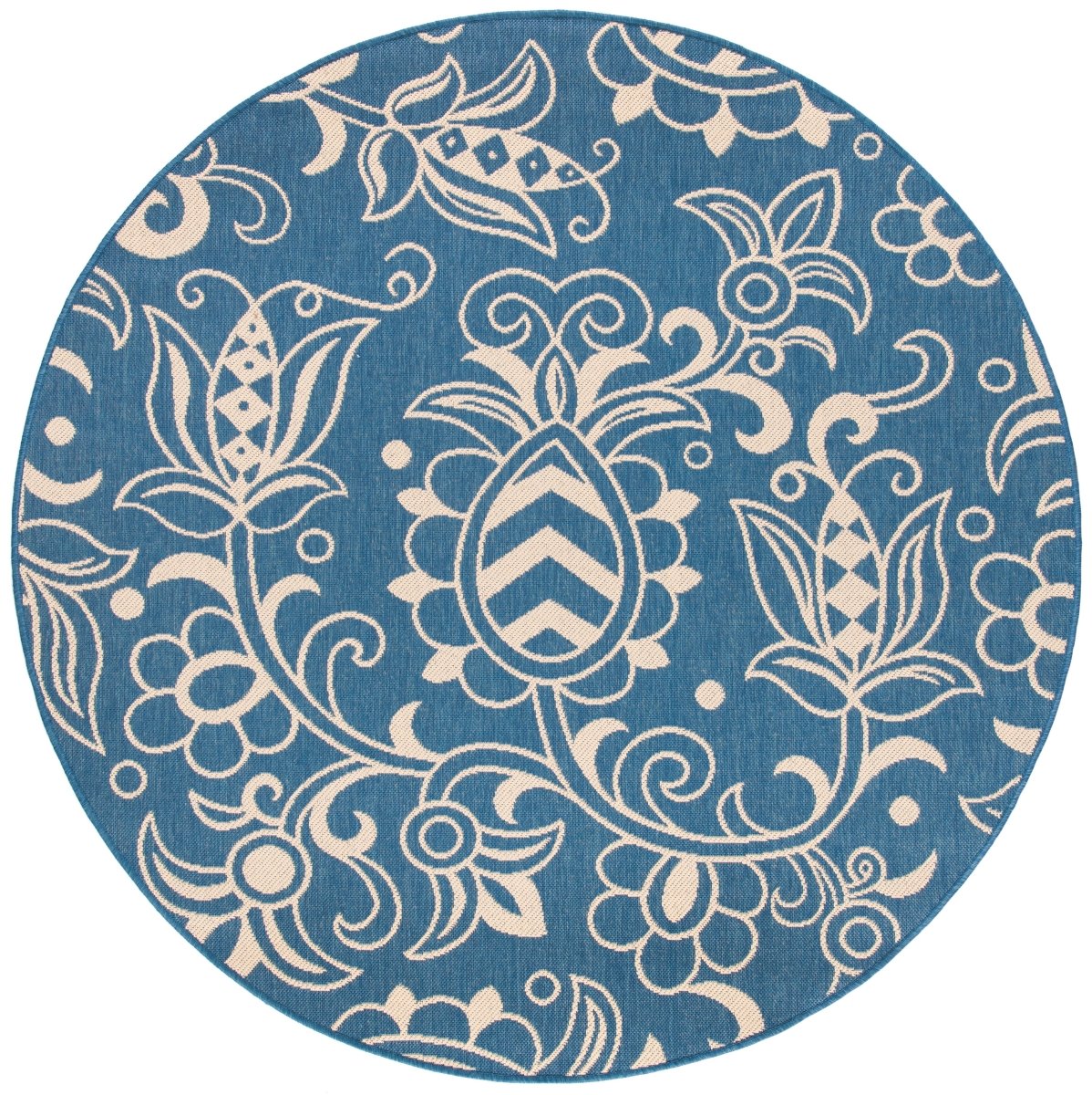 Safavieh Beach House Bhs246M Blue/Beige Rugs.