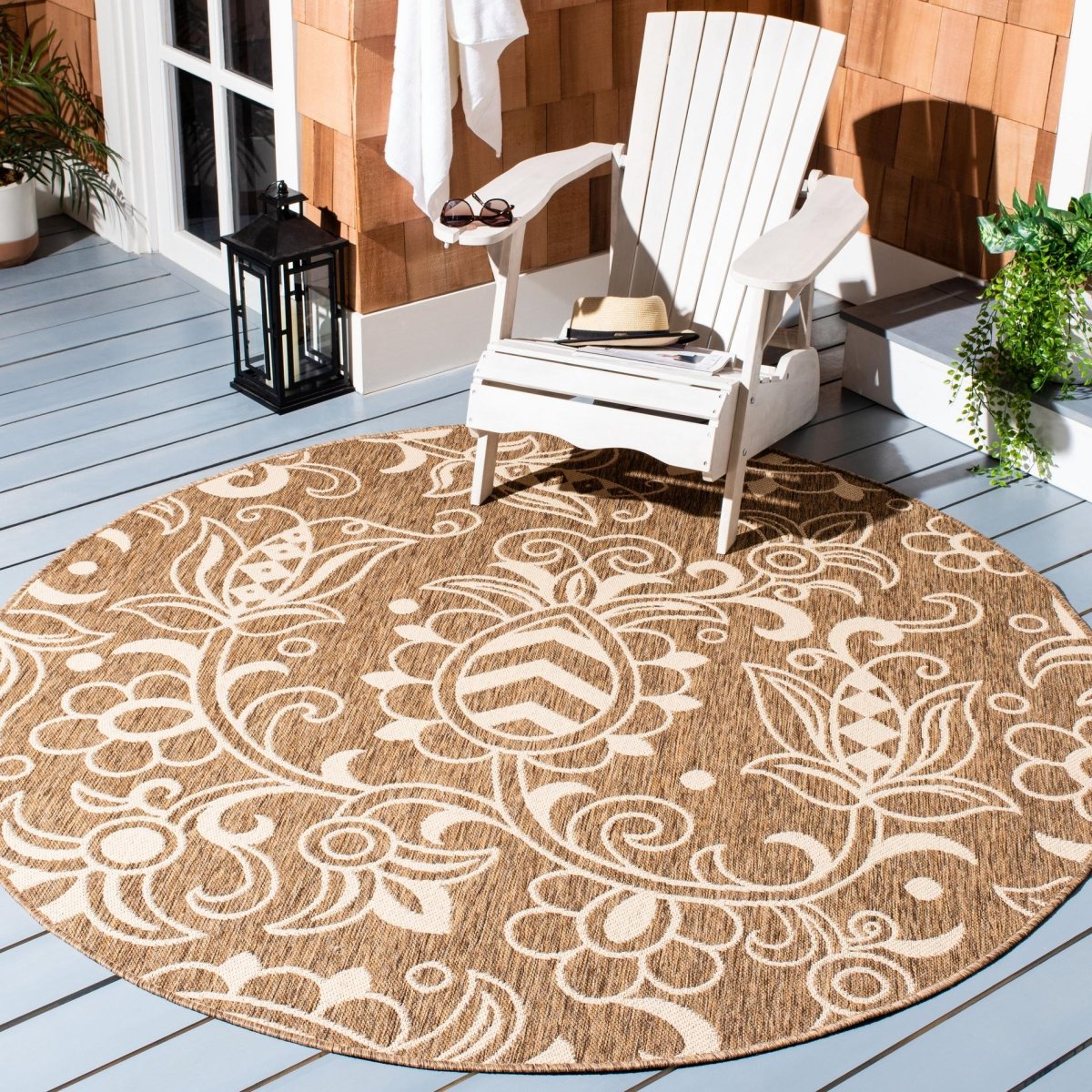 Safavieh Beach House Bhs246T Brown/Beige Rugs.
