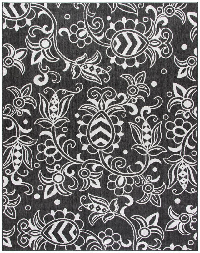 Safavieh Beach House Bhs246Z Black/Light Grey Rugs.