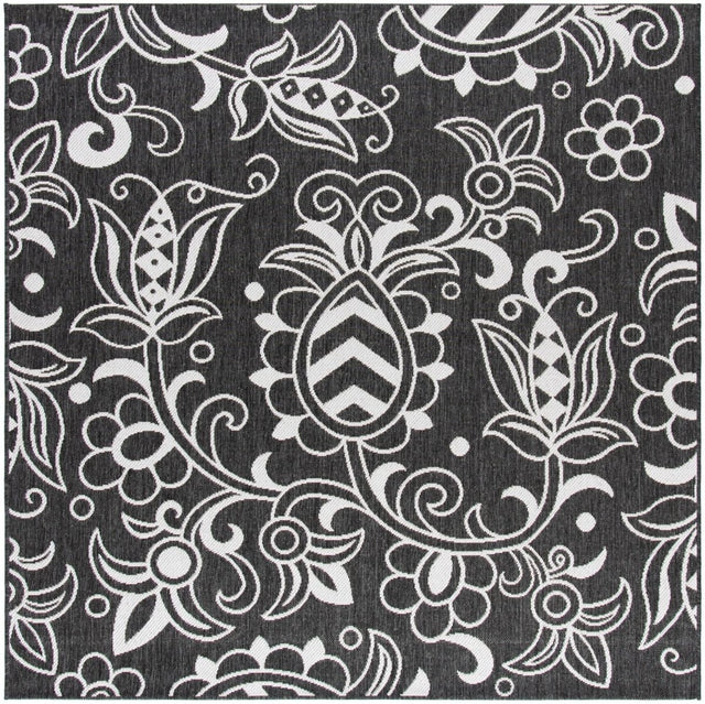 Safavieh Beach House Bhs246Z Black/Light Grey Rugs.