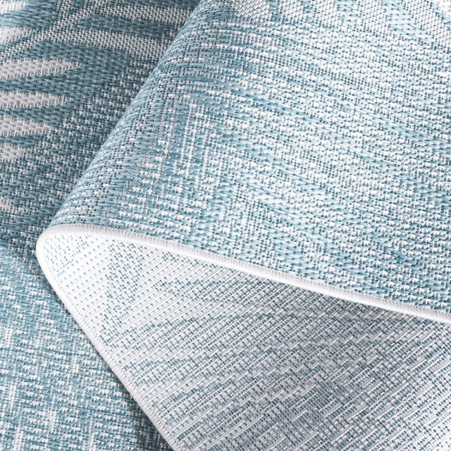 Safavieh Beach House Bhs264J Aqua/Ivory Rug.