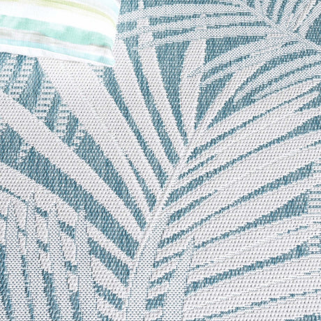Safavieh Beach House Bhs264J Aqua/Ivory Rug.