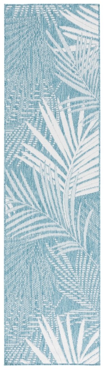 Safavieh Beach House Bhs264J Aqua/Ivory Rug.