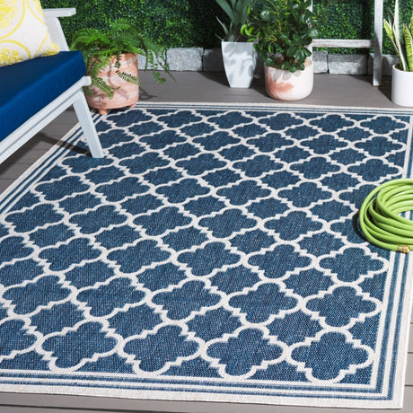 Safavieh Beach House Bhs266M Blue/Ivory Rug.