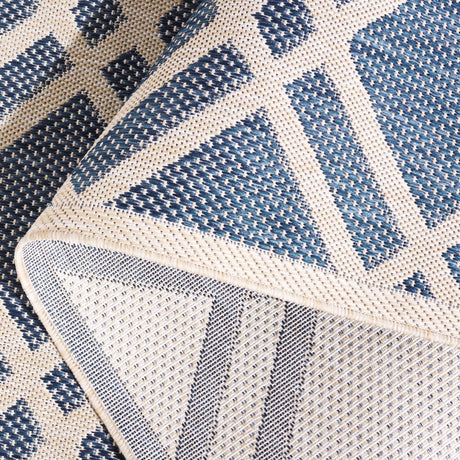 Safavieh Beach House Bhs282M Blue/Ivory Rug.