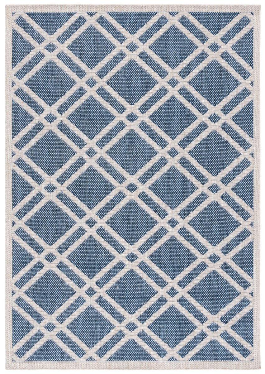 Safavieh Beach House Bhs282M Blue/Ivory Rug.