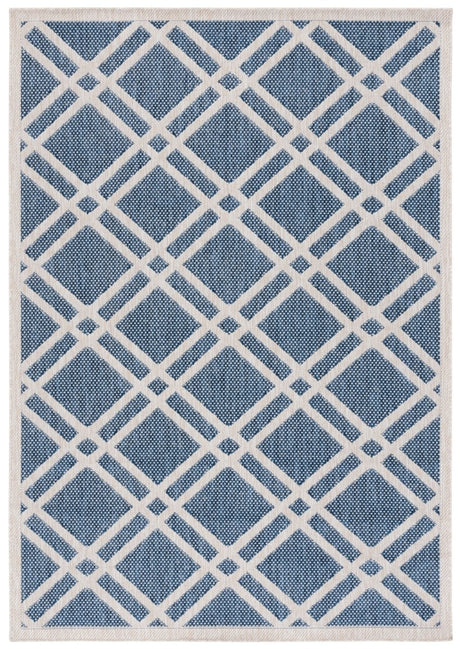 Safavieh Beach House Bhs282M Blue/Ivory Rug.