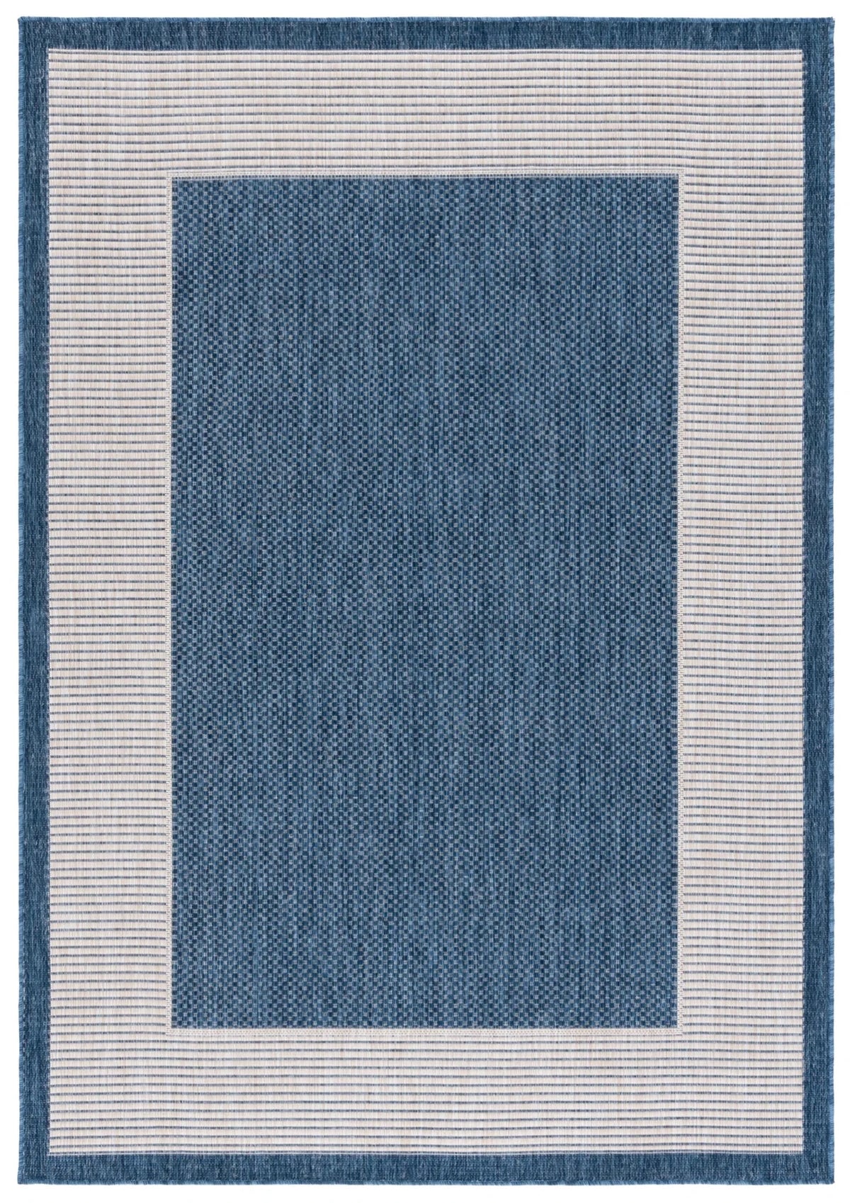Safavieh Beach House 4'-0" x 6'-0" Rug in Blue / Ivory