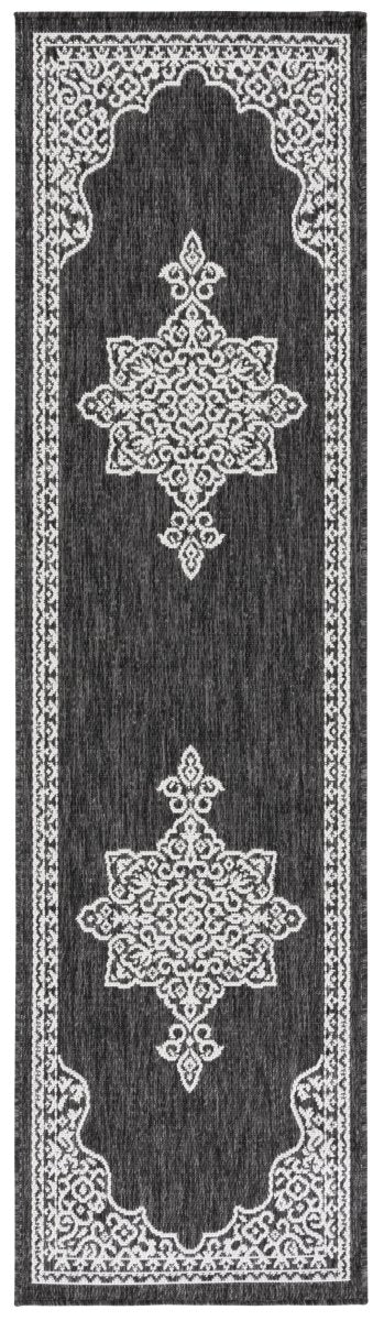 Safavieh Beach House Bhs292H Charcoal/Ivory Rug.