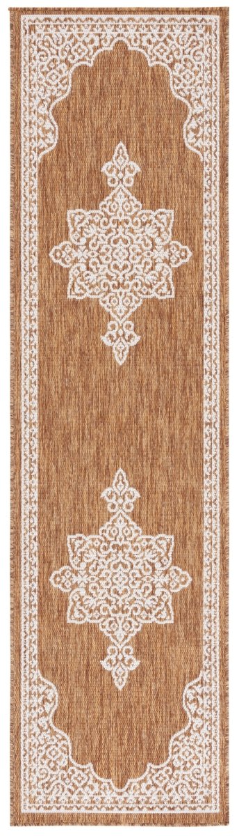 Safavieh Beach House Bhs292T Brown/Ivory Rug.