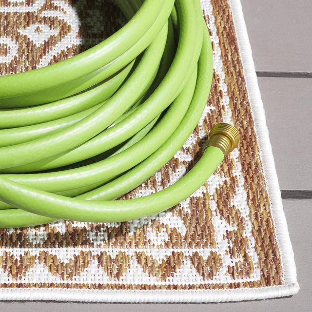 Safavieh Beach House Bhs292T Brown/Ivory Rug.