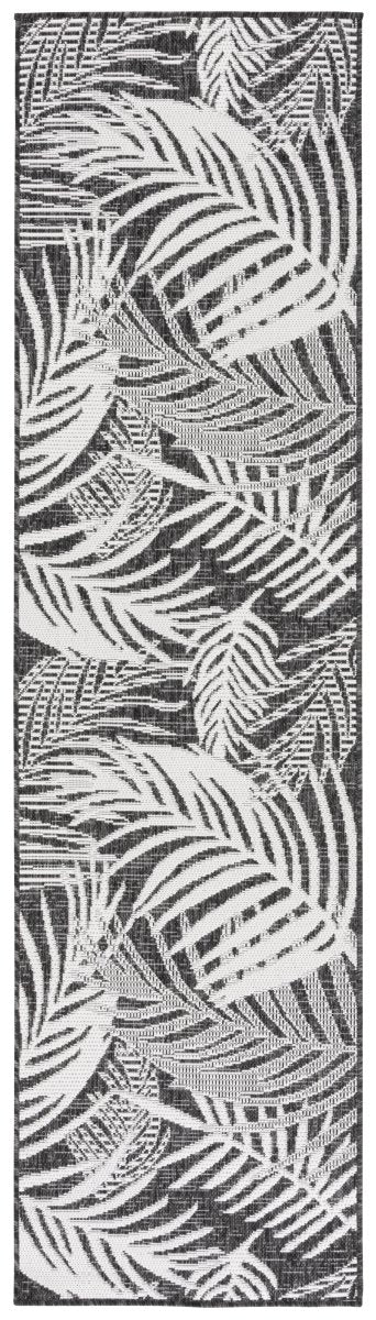 Safavieh Beach House Bhs294H Charcoal/Ivory Rug.