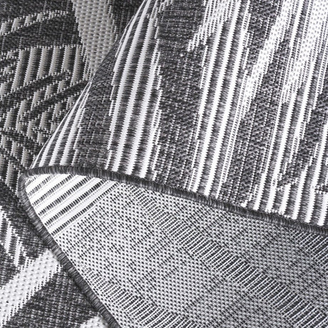 Safavieh Beach House Bhs294H Charcoal/Ivory Rug.