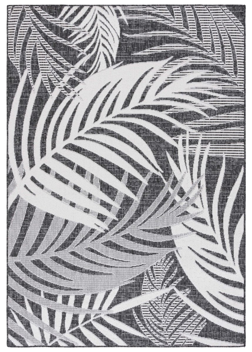 Safavieh Beach House Bhs294H Charcoal/Ivory Rug.