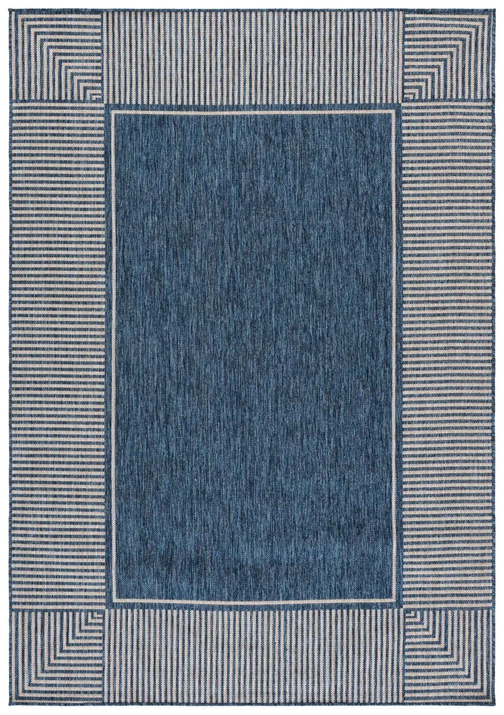 Safavieh Beach House 5'-3" x 7'-6" Rug in Blue / Beige