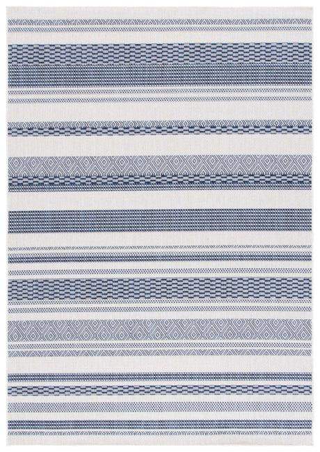 Safavieh Beach House Bhs410N Navy/Ivory Rug.