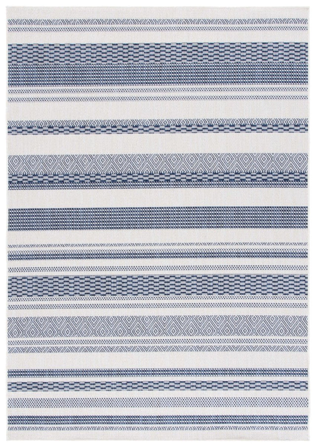 Safavieh Beach House Bhs410N Navy/Ivory Rug.