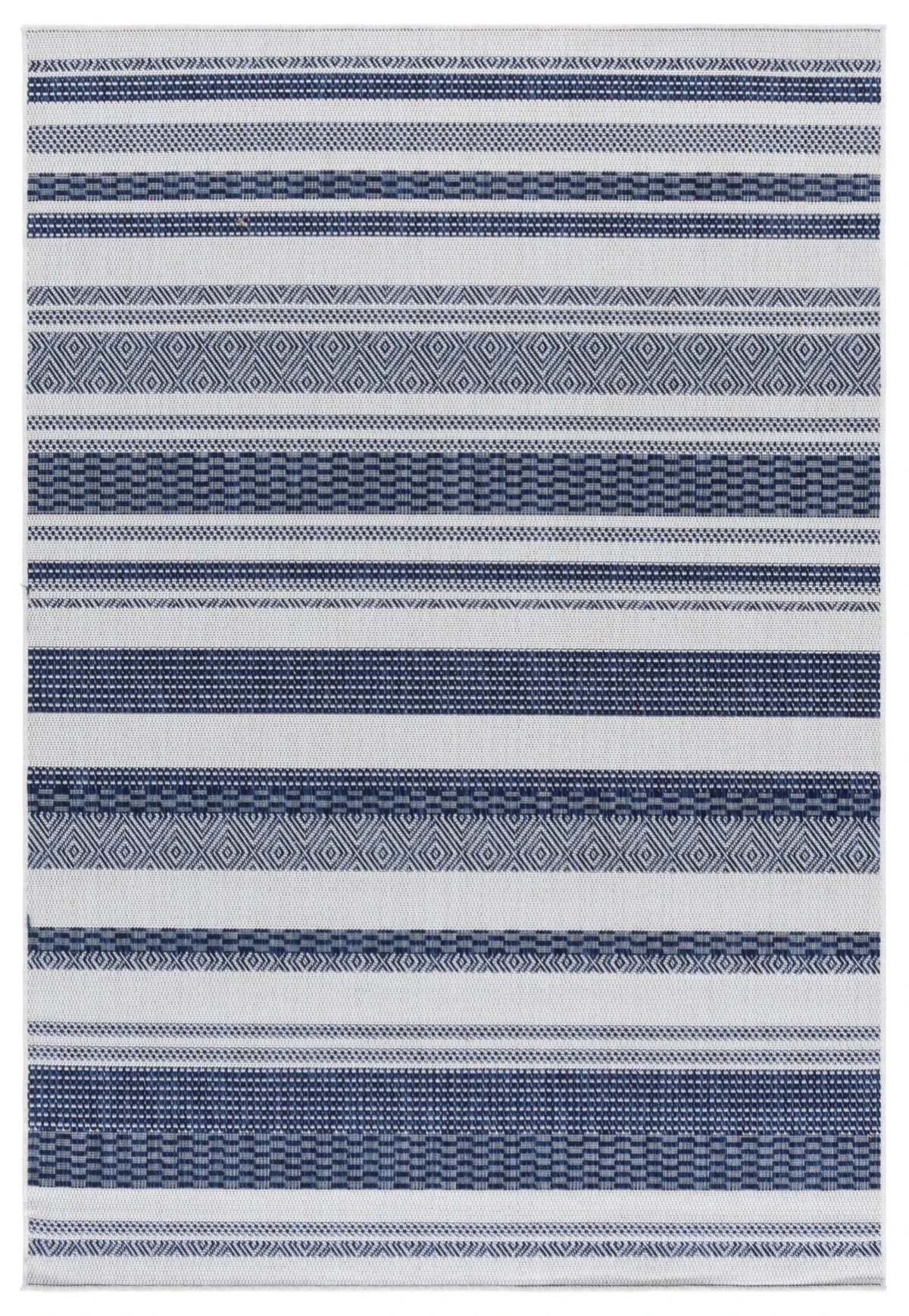 Safavieh Beach House 4'-0" x 6'-0" Rug in Brown / Ivory