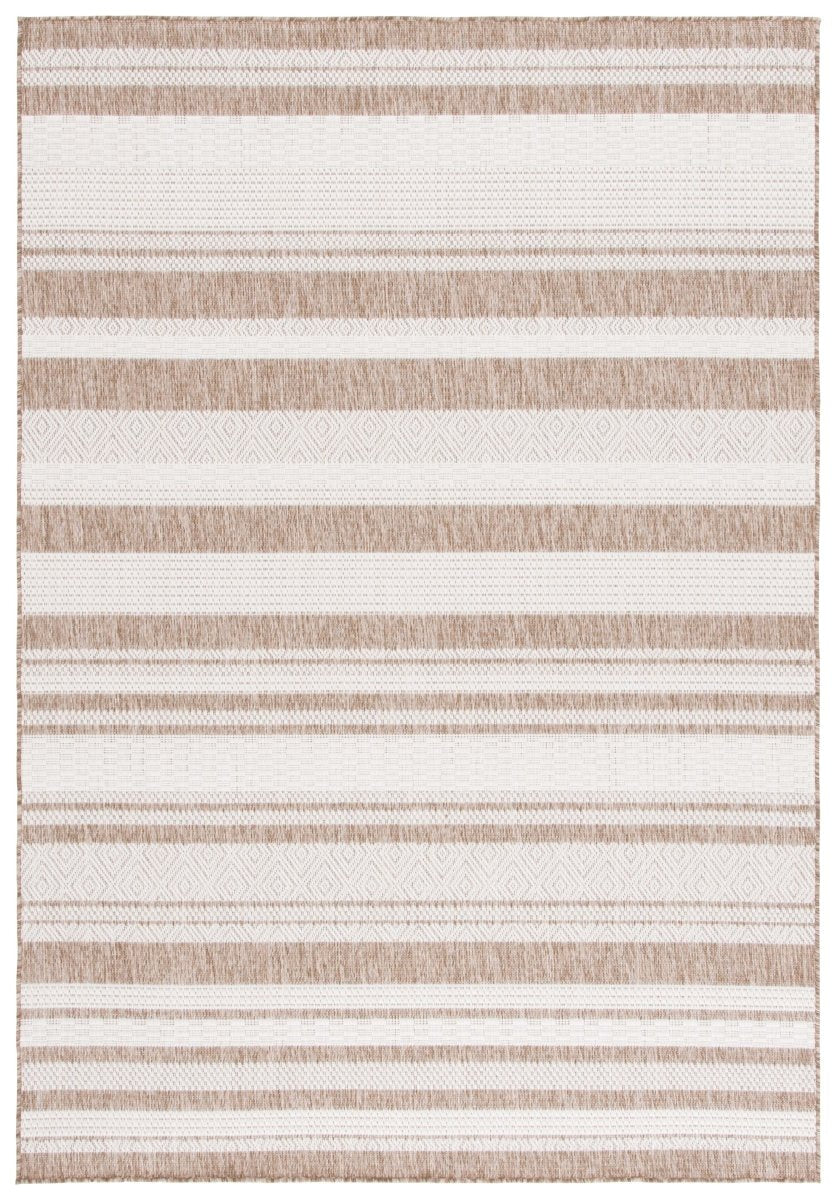 Safavieh Beach House Bhs410T Brown/Ivory Rug.