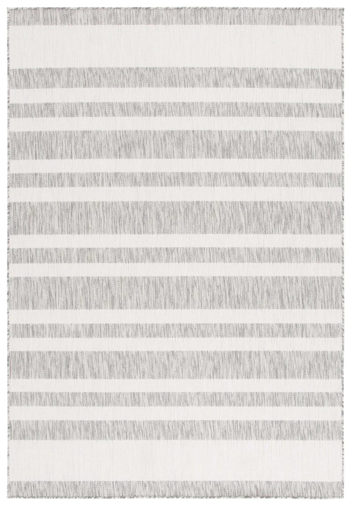 Safavieh Beach House 4'-0" x 6'-0" Rug in Grey / Ivory