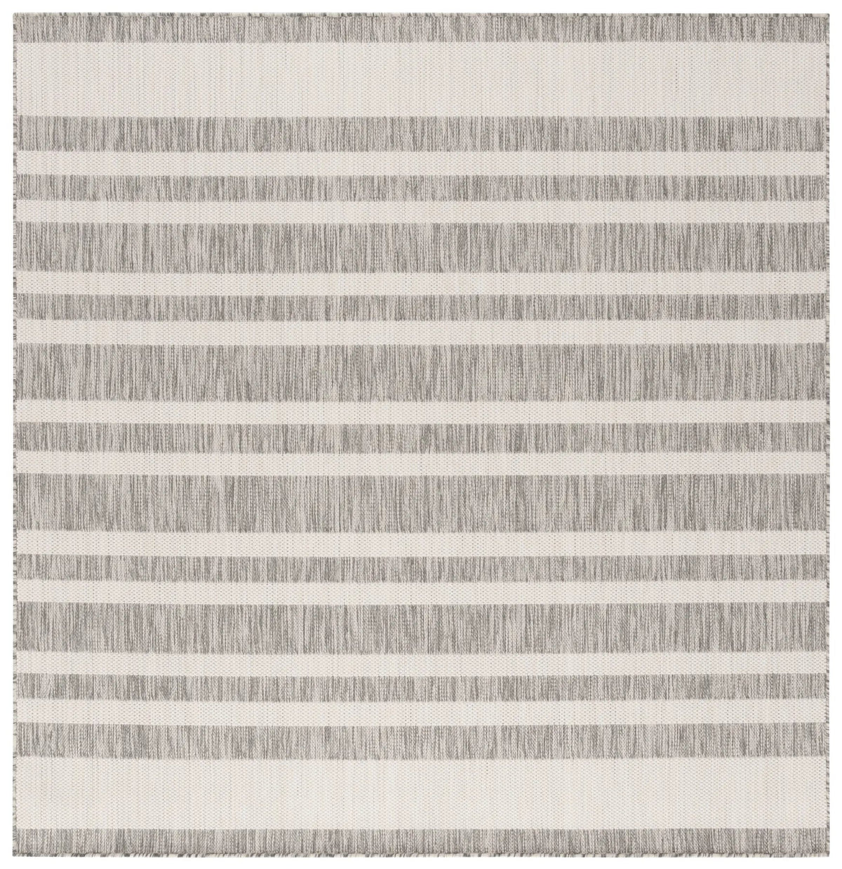 Safavieh Beach House 6'-7" x 6'-7" Rug in Grey / Ivory