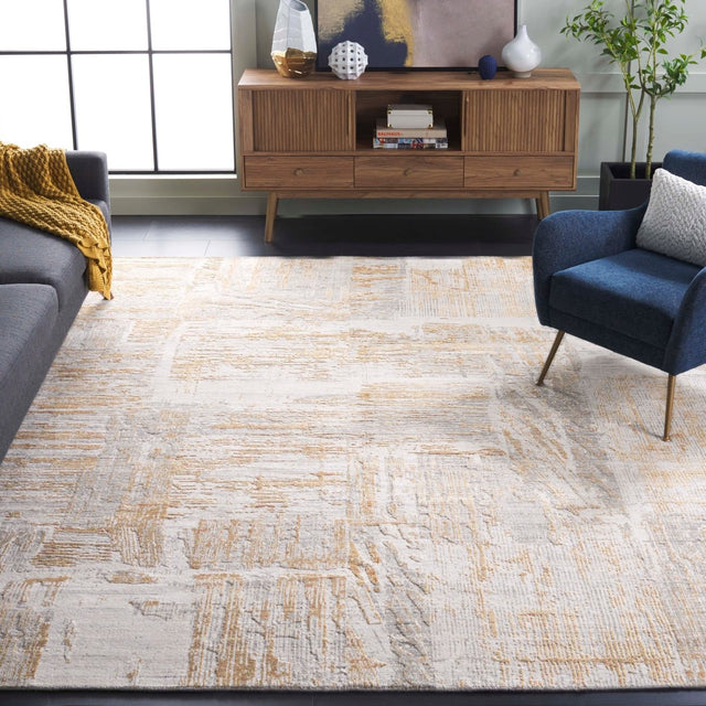 Safavieh Bedford Bfd101D Grey/Gold Rug.