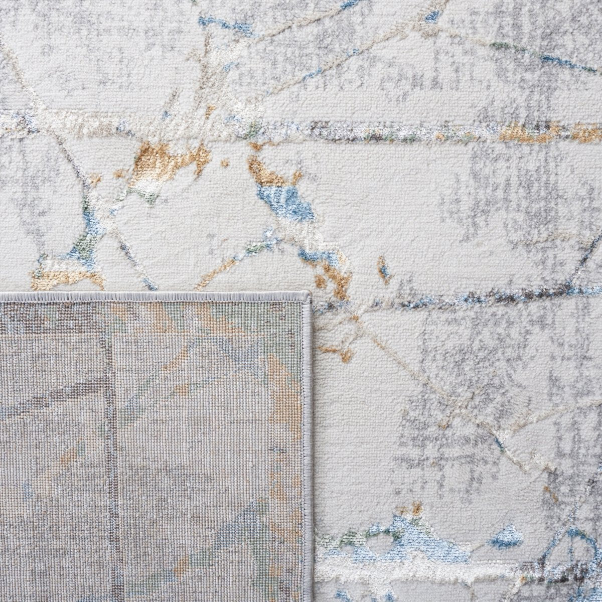 Safavieh Bel Air Bla230B Beige/Grey Rug.