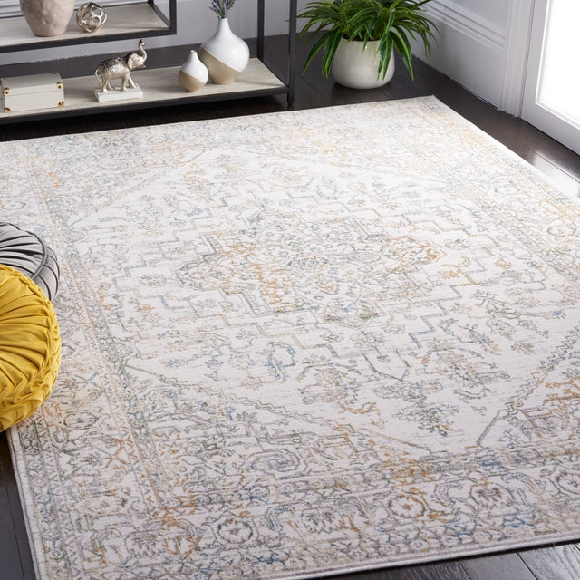 Safavieh Bel Air Bla244A Ivory/Grey Rug.