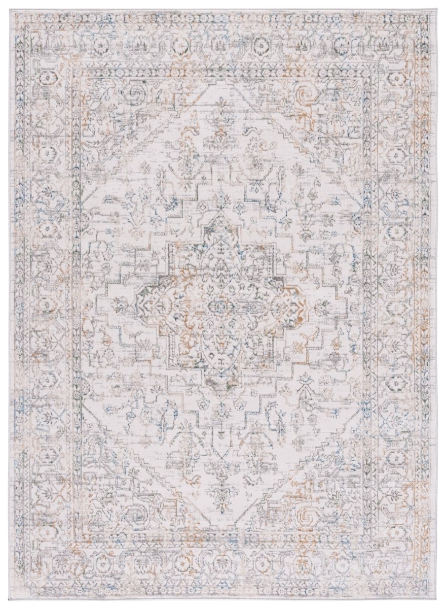 Safavieh Bel Air Bla244A Ivory/Grey Rug.