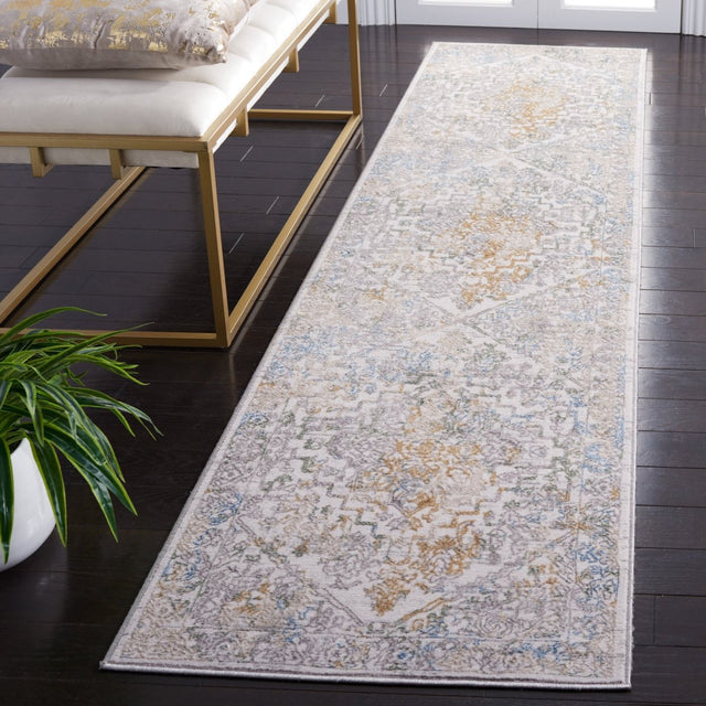 Safavieh Bel Air Bla244A Ivory/Grey Rug.