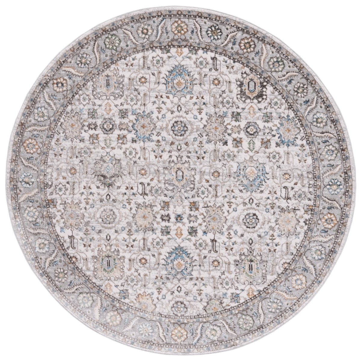 Safavieh Bel Air Bla246B Beige/Grey Rug.