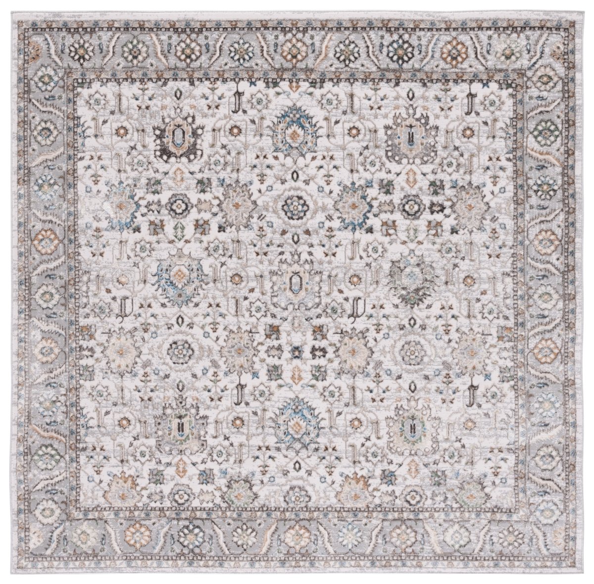 Safavieh Bel Air Bla246B Beige/Grey Rug.