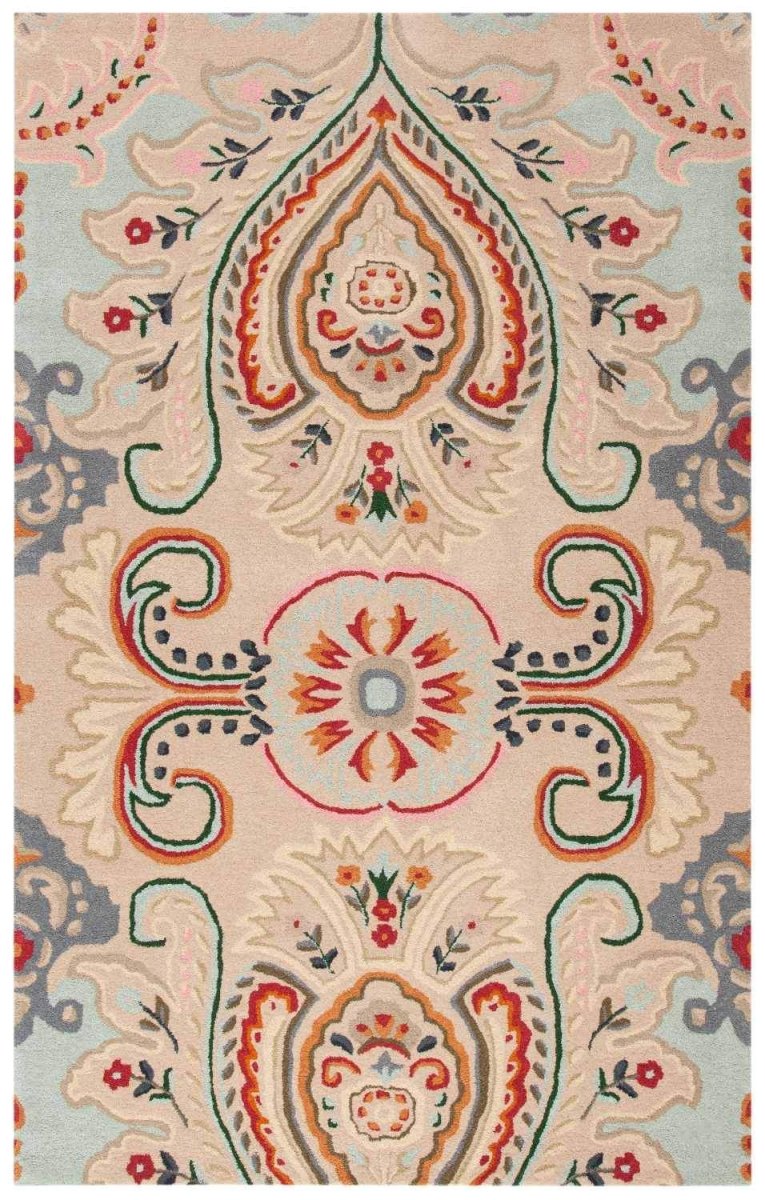 Safavieh Bella Bel118B Beige/Blue Rugs.