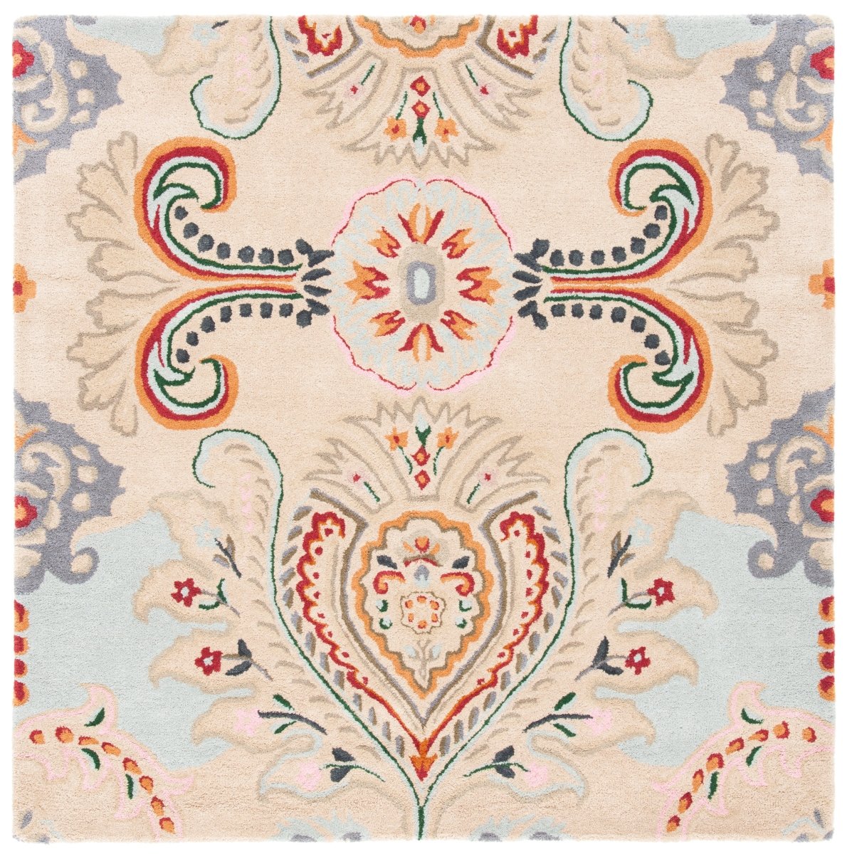 Safavieh Bella Bel118B Beige/Blue Rugs.