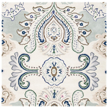 Safavieh Bella Bel118M Ivory/Blue Rugs.