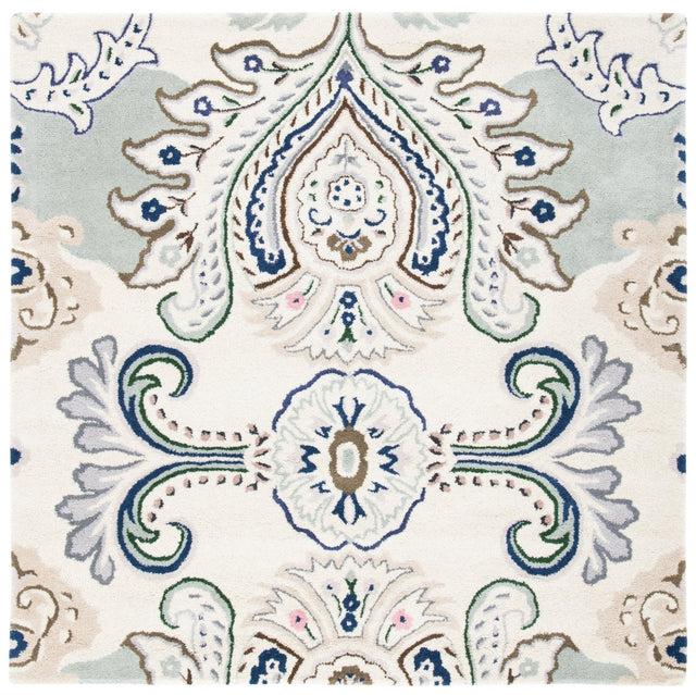 Safavieh Bella Bel118M Ivory/Blue Rugs.