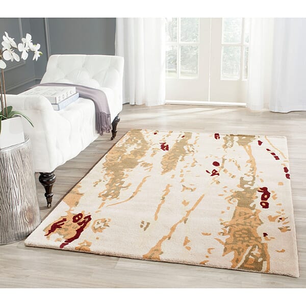 Safavieh Bella Bel120A Beige / Green Rugs.